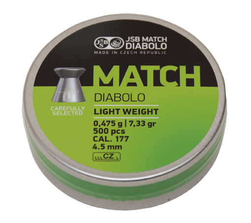 JSB Diabolo „Green Match“  - 0,475g - Luftpistole