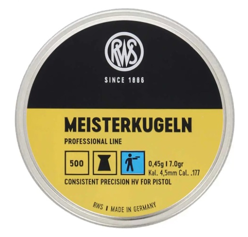 RWS Meisterkugeln, 0,45g für LP - Professional line