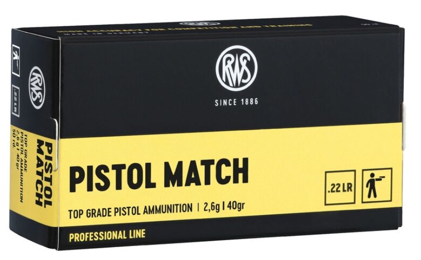 RWS Pistol Match - 50 Schuss