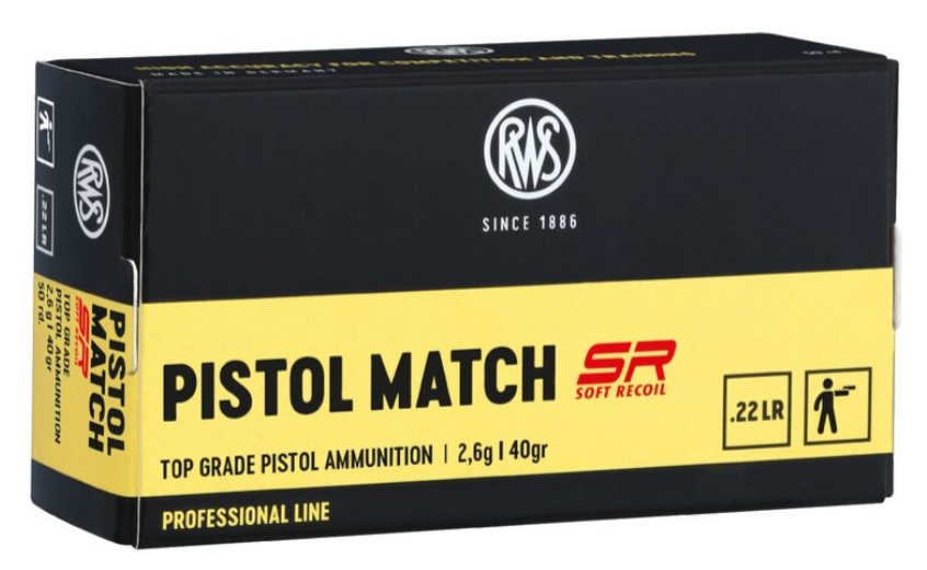 RWS Pistol Match SR - 50 Schuss