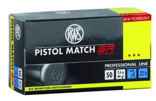 RWS Pistol Match SR - 50 Schuss