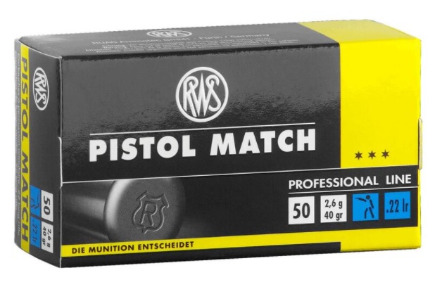 RWS Pistol Match - 50 Schuss