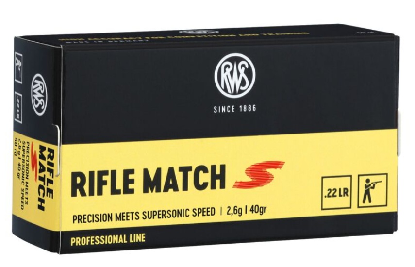 RWS Rifle Match S - 50 Schuss