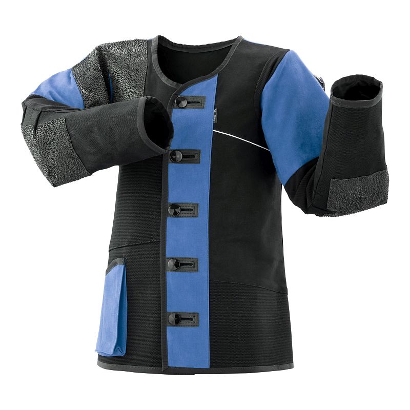 Schießsportjacke Simetra PRIMOFIT 10 - schwarz/blau