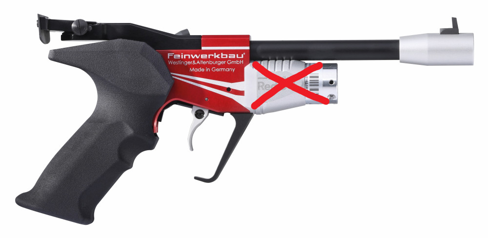 Feinwerkbau RedDot Simulator Pistole rechts/ links - ohne Laser