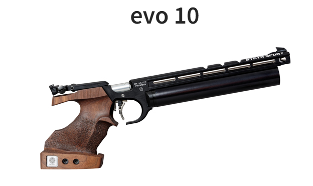 Steyr Luftpistole - Evo 10 Silber oder schwarz; Variante Compact