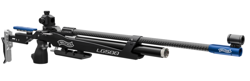 Walther LG500 Blacktec (mechanischer Abzug)- FREIHAND; Universalgriff rechts/links